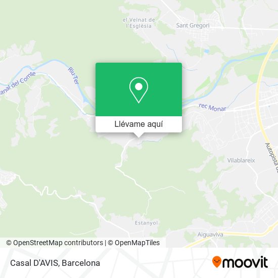 Mapa Casal D'AVIS