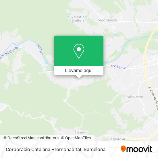 Mapa Corporacio Catalana Promohabitat