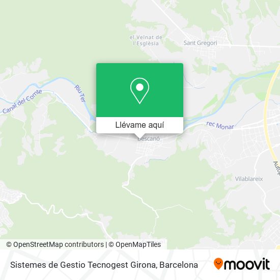 Mapa Sistemes de Gestio Tecnogest Girona