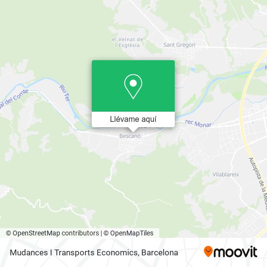 Mapa Mudances I Transports Economics