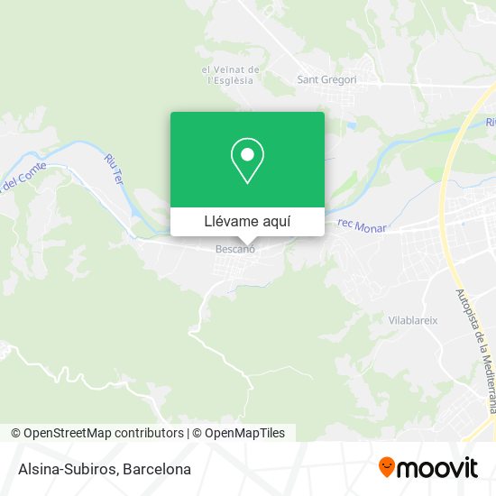 Mapa Alsina-Subiros