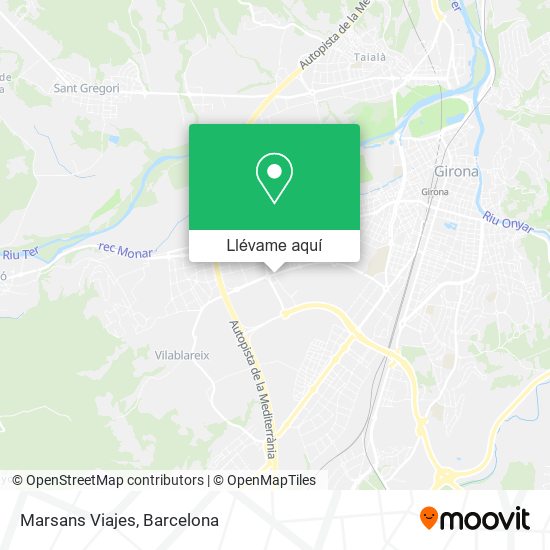 Mapa Marsans Viajes