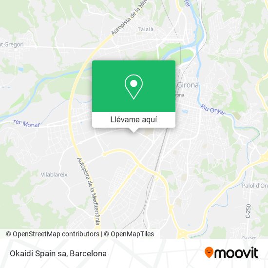 Mapa Okaidi Spain sa