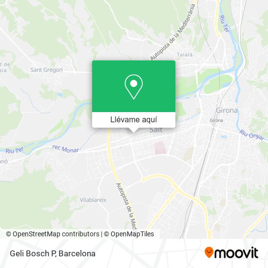 Mapa Geli Bosch P