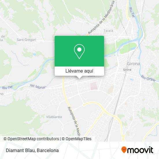 Mapa Diamant Blau