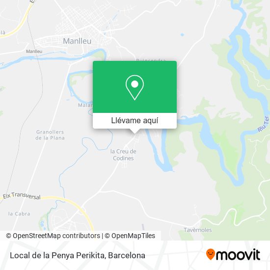 Mapa Local de la Penya Perikita
