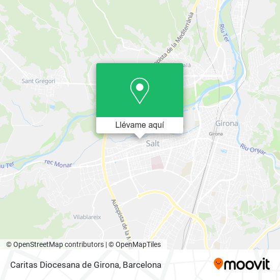 Mapa Caritas Diocesana de Girona