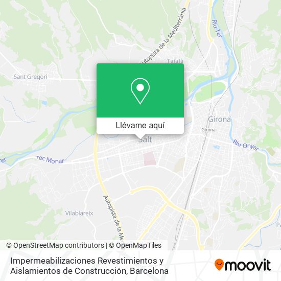 Mapa Impermeabilizaciones Revestimientos y Aislamientos de Construcción