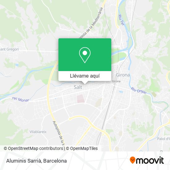 Mapa Aluminis Sarrià