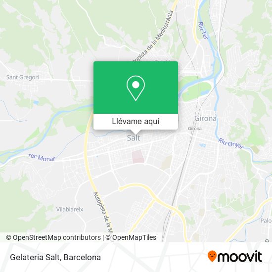 Mapa Gelateria Salt