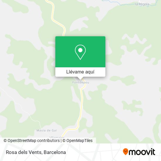 Mapa Rosa dels Vents