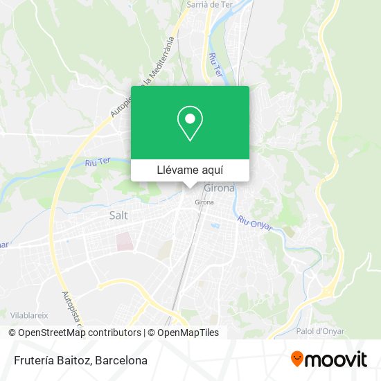 Mapa Frutería Baitoz