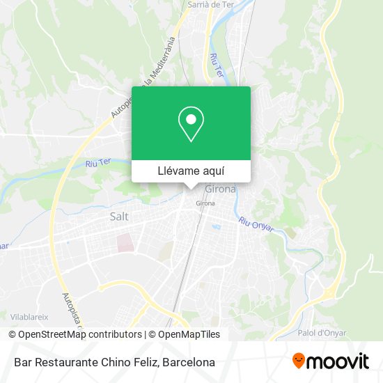 Mapa Bar Restaurante Chino Feliz