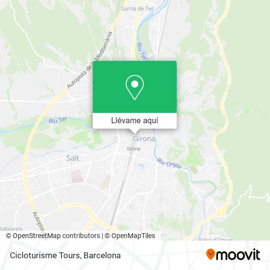 Mapa Cicloturisme Tours