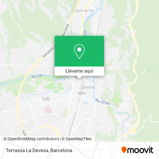 Mapa Terrassa La Devesa