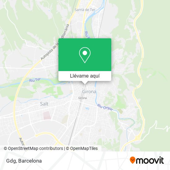 Mapa Gdg