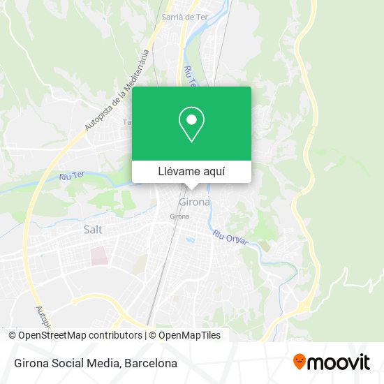 Mapa Girona Social Media