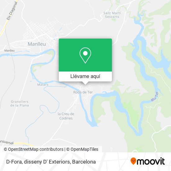 Mapa D-Fora, disseny D' Exteriors