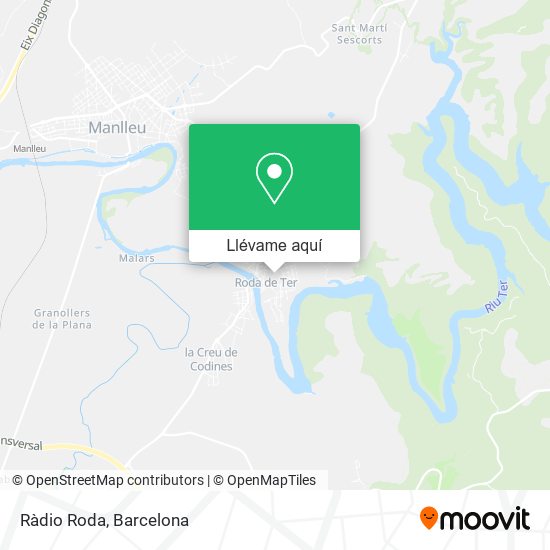 Mapa Ràdio Roda