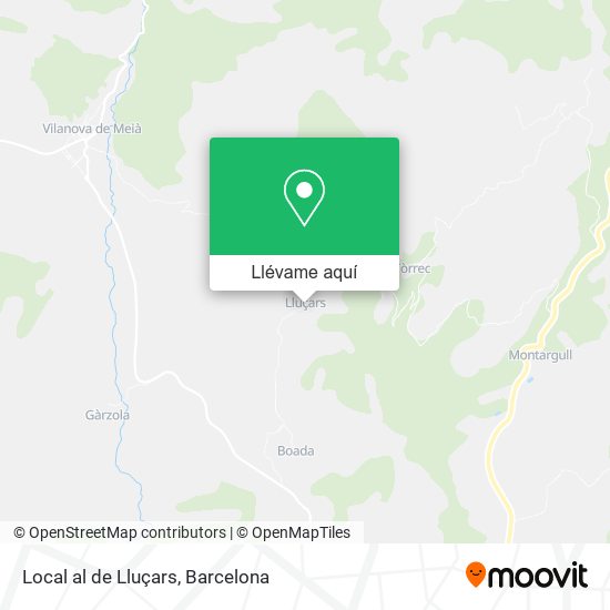 Mapa Local al de Lluçars