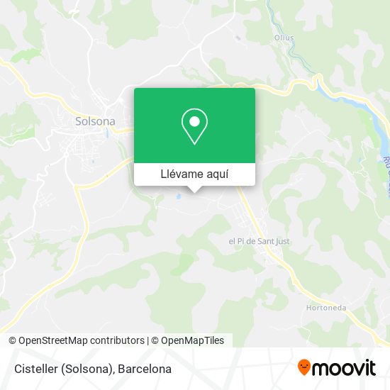 Mapa Cisteller (Solsona)