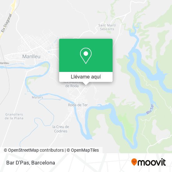 Mapa Bar D'Pas