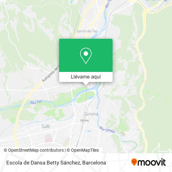 Mapa Escola de Dansa Betty Sánchez