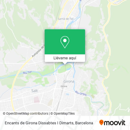 Mapa Encants de Girona Dissabtes I Dimarts