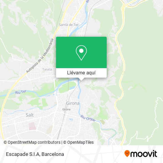 Mapa Escapade S.I.A