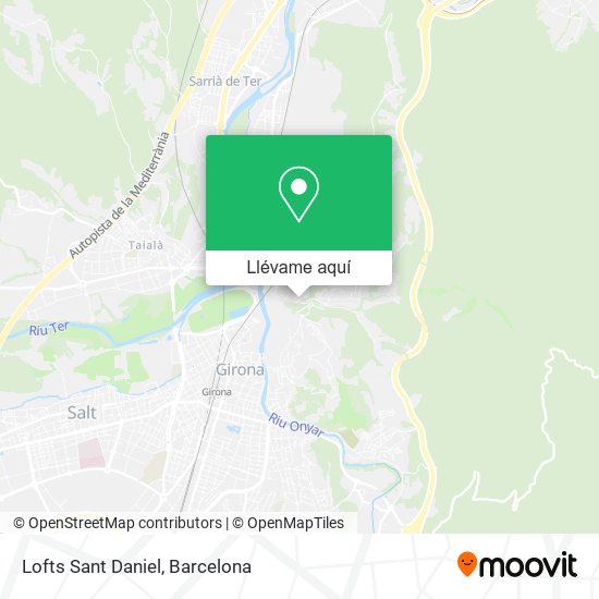 Mapa Lofts Sant Daniel