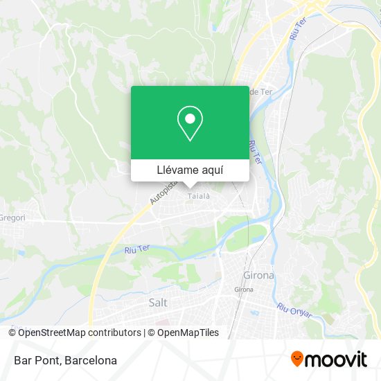 Mapa Bar Pont