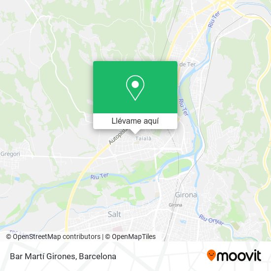 Mapa Bar Martí Girones