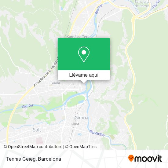 Mapa Tennis Geieg