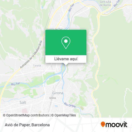 Mapa Avió de Paper