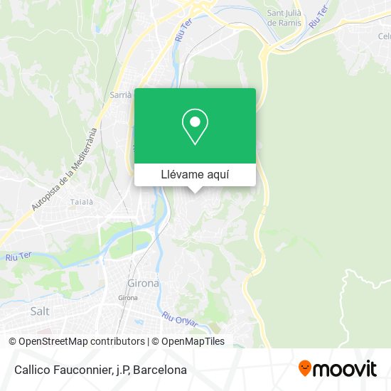 Mapa Callico Fauconnier, j.P