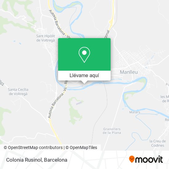 Mapa Colonia Rusinol