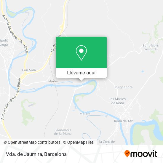 Mapa Vda. de Jaumira