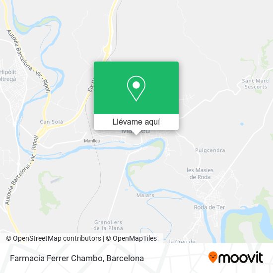 Mapa Farmacia Ferrer Chambo