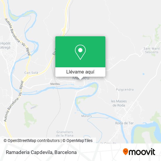 Mapa Ramaderia Capdevila