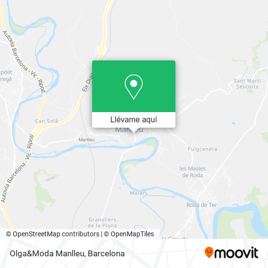 Mapa Olga&Moda Manlleu