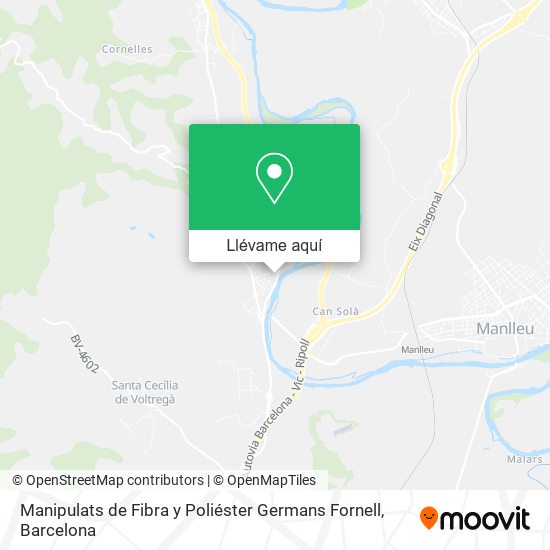 Mapa Manipulats de Fibra y Poliéster Germans Fornell