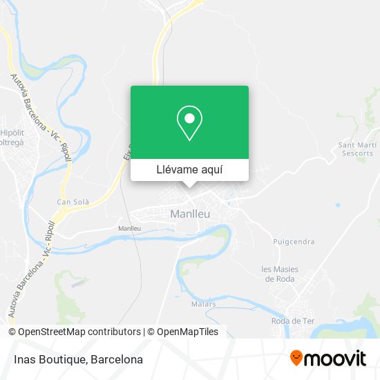 Mapa Inas Boutique