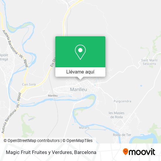 Mapa Magic Fruit Fruites y Verdures