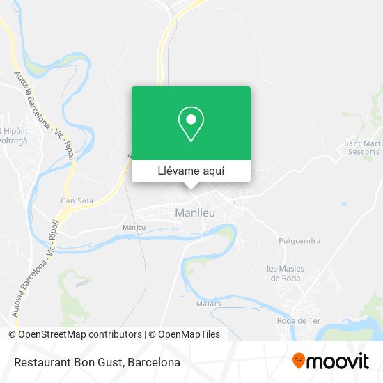 Mapa Restaurant Bon Gust
