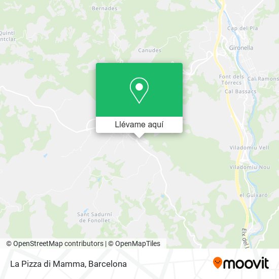 Mapa La Pizza di Mamma
