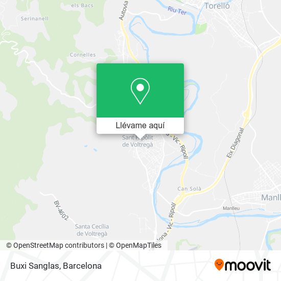 Mapa Buxi Sanglas