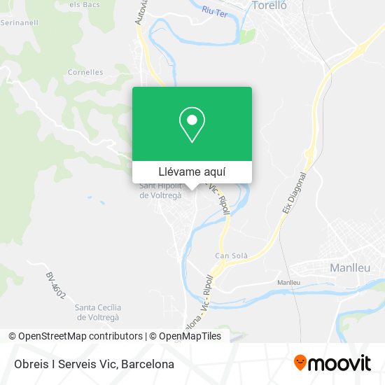 Mapa Obreis I Serveis Vic
