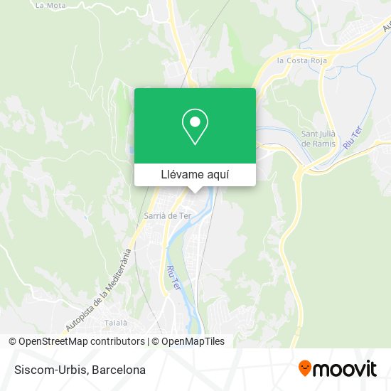 Mapa Siscom-Urbis