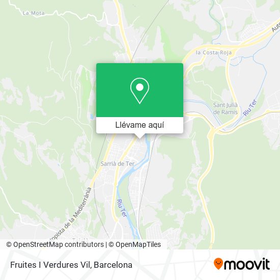 Mapa Fruites I Verdures Vil