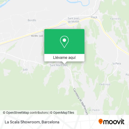Mapa La Scala Showroom